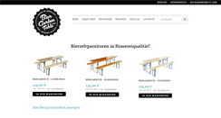 Desktop Screenshot of biergartentable.com