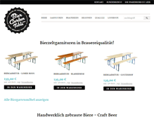 Tablet Screenshot of biergartentable.com